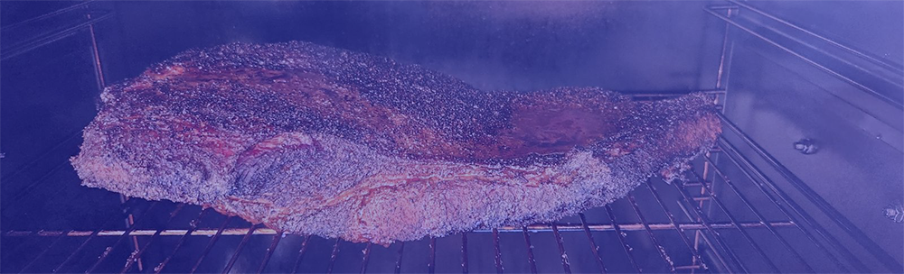 Brisket in my smoker.